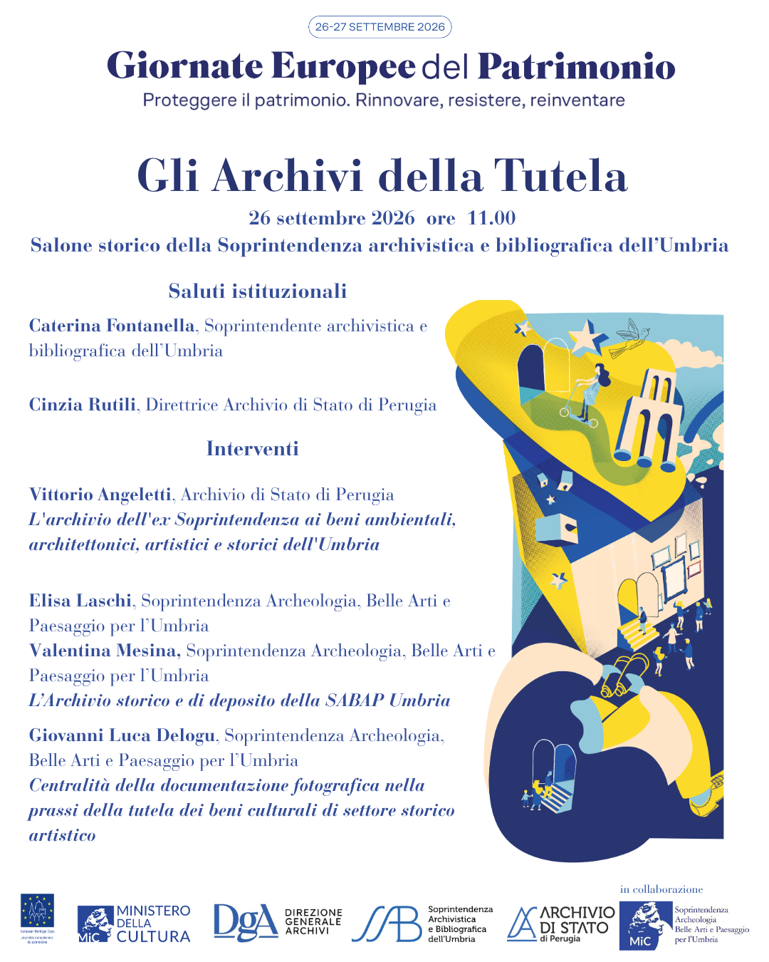 GEP 2026: GLI ARCHIVI DELLA TUTELA